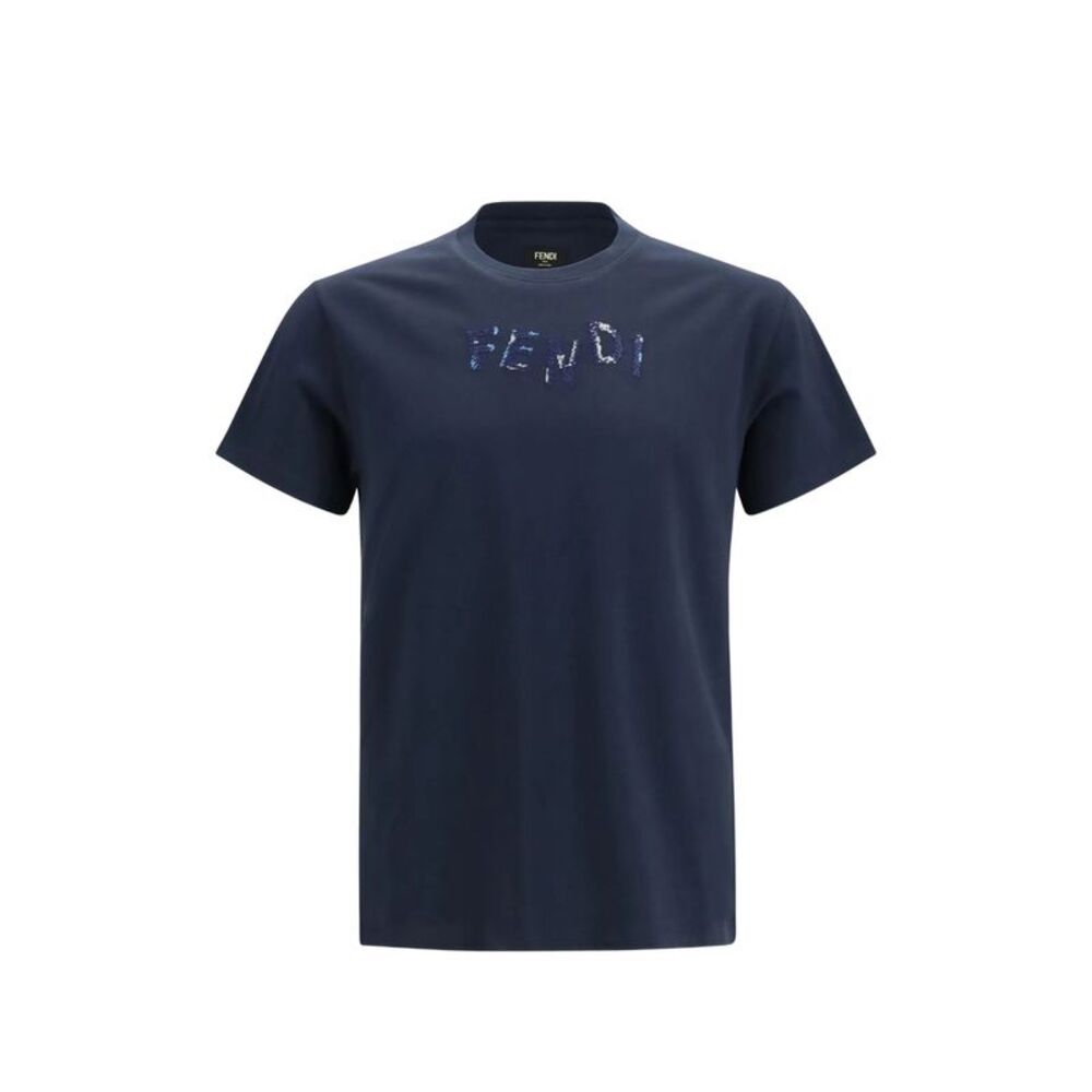 Fendi Blue T-Shirts & Vests - T-Shirts Men